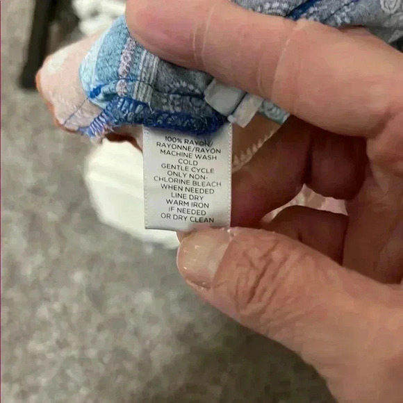 LOFT Blue Sleeveless Dress - Picture 4 of 4